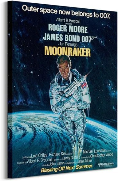 Vászonkép James Bond (Moonraker Outer Space) 60x80cm WDC99475