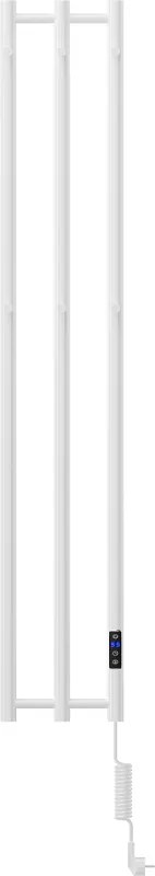 Mexen Pino, elektromos melegítő törülközőtartóval 1405x242 mm, 200 W, fehér, W301-1405-242-00-20