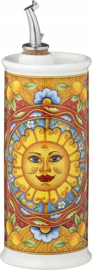 Oliera Mediterranee O Sole Mio 500 ml Kerámia Olívaolaj palack, Olaszország