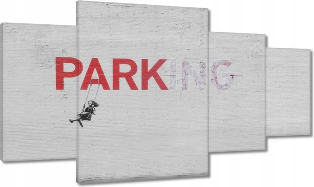 Festmények 160x90 Banksy Parkoló