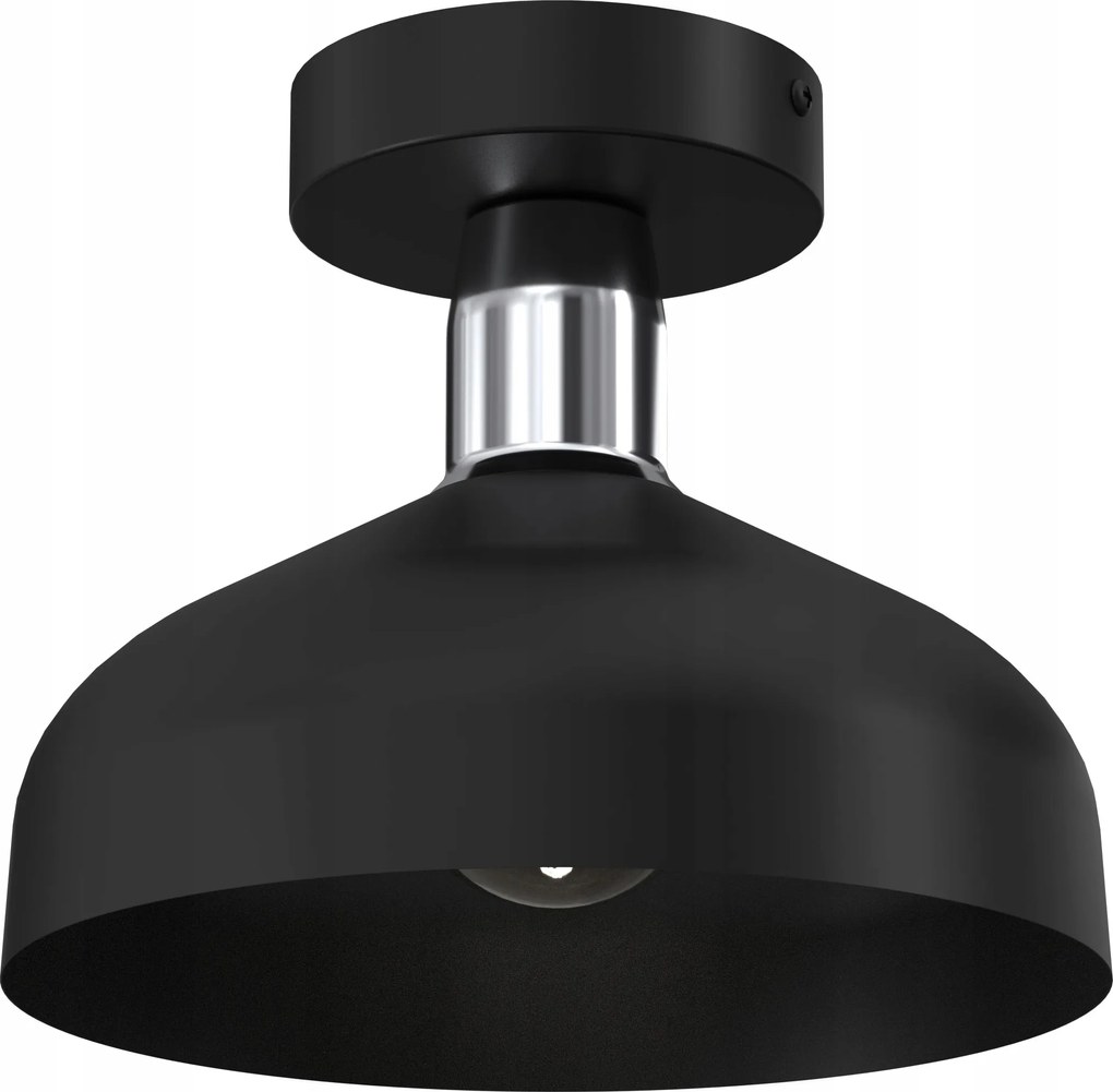 Plafon Mennyezeti Lámpa Csillár Loft Led E27 Ezüst E27