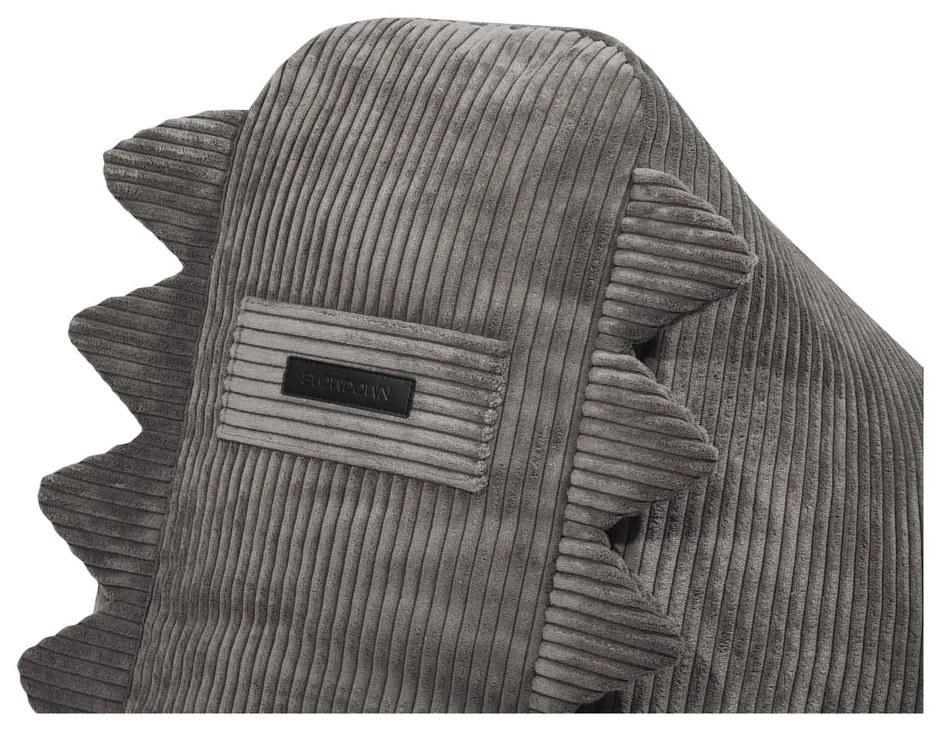 Mustársárga kordbársony gyerek babzsákfotel Snug 80 Dragon – SLOWDOWN