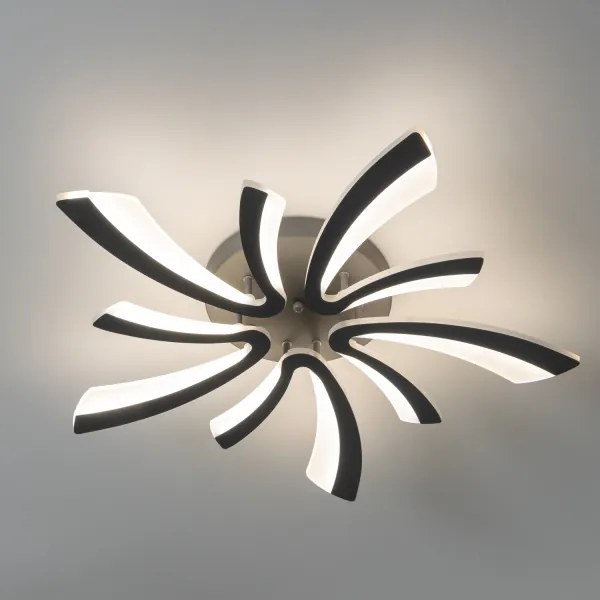 Brilagi - LED Dimmelhető felületre szerelhető csillár TWIST LED/55W/230V 3000-6500K antracit + távirányító