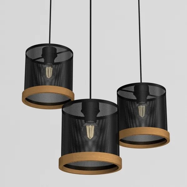 Csillár zsinóron BERIL 3xE27/60W/230V