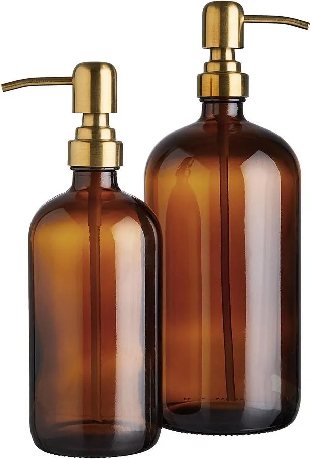 SOAP OPERA szappanadagoló, barna-arany 500ml