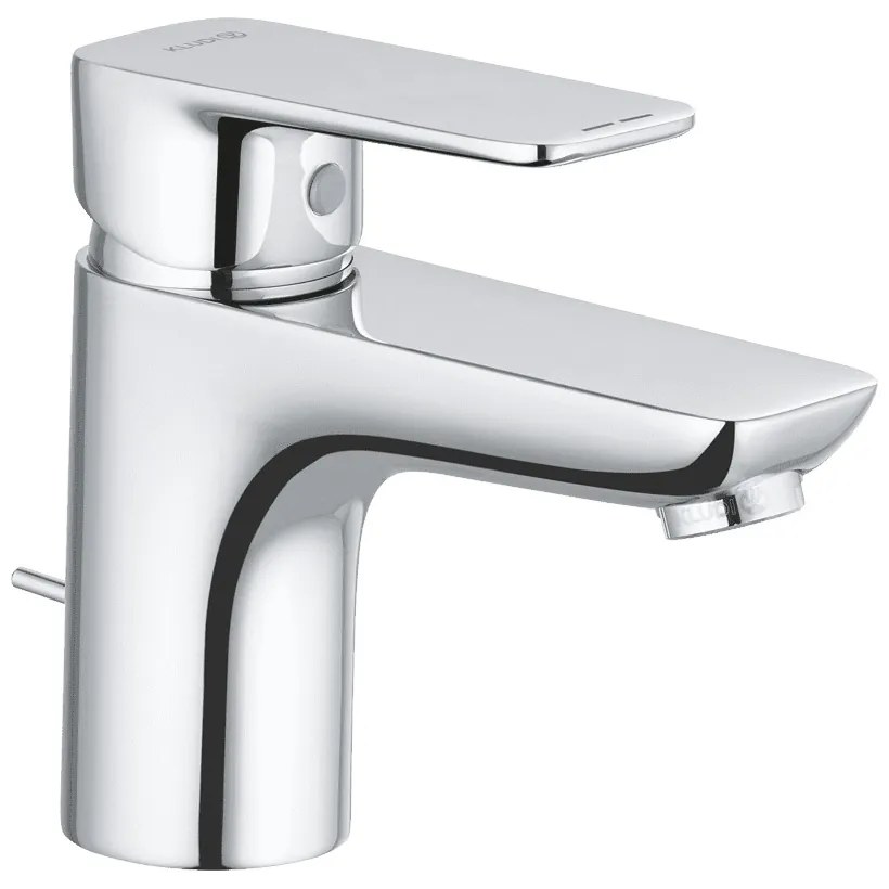 KLUDI Pure&amp;Style 75 mosdó csaptelep, egykaros, automata leeresztővel, króm