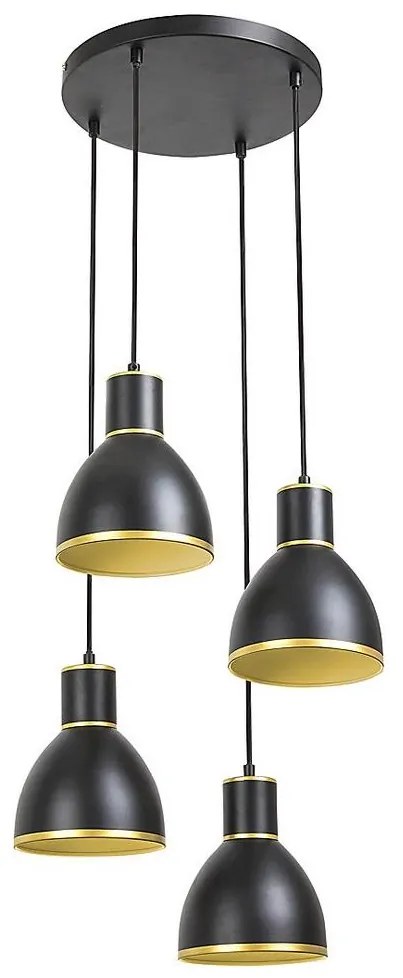 Rabalux 5604 - Csillár zsinóron MACKENZIE 4xE27/60W/230V