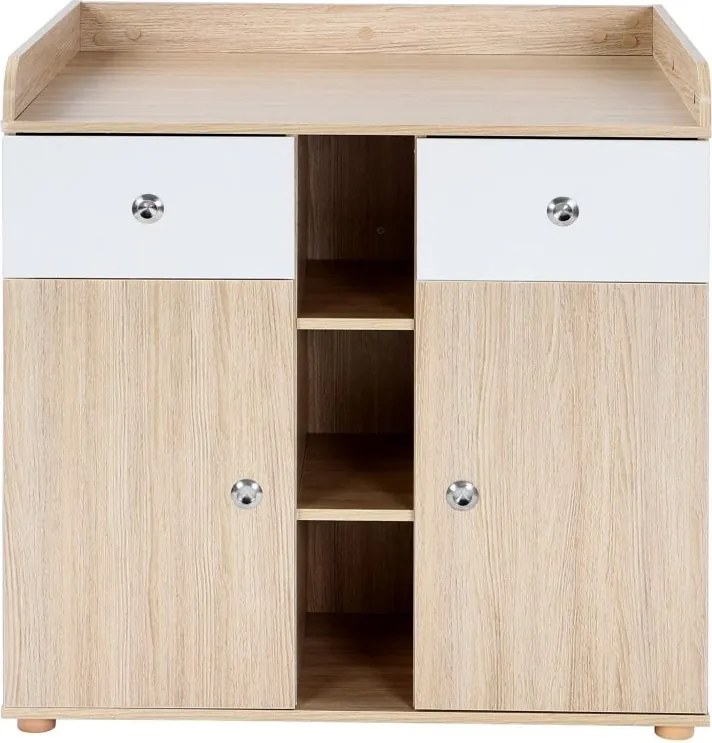 INFANTASTIC Pelenkázó szekrény  90 x 69 x 92 cm tölgy