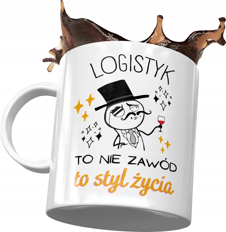 Logisztika Születésnapi bögre Ajándék Nyomtatott Fotóval