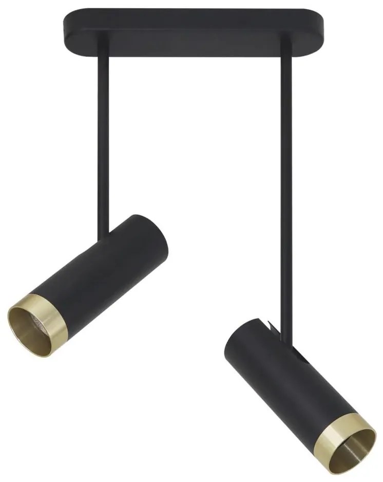 Spotlámpa PORTO 2xGU10/10W/230V fekete