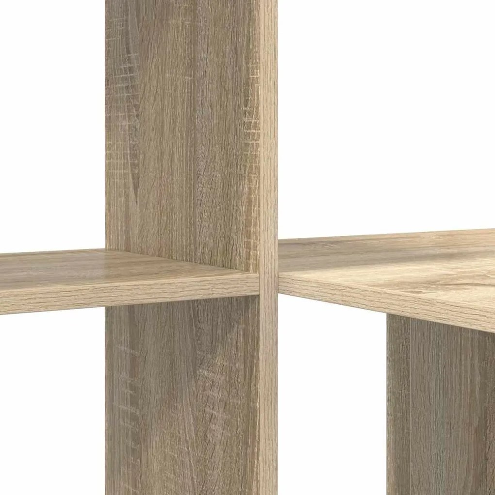 Asztal polcokkal sonoma tölgy 131.5 x 50 x 106.5 cm Faanyag