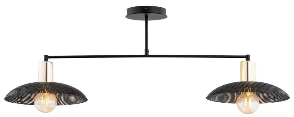 EMIBIG 1320-2 SPIRIT Loft Mennyezeti Lámpa Fekete E27 IP20