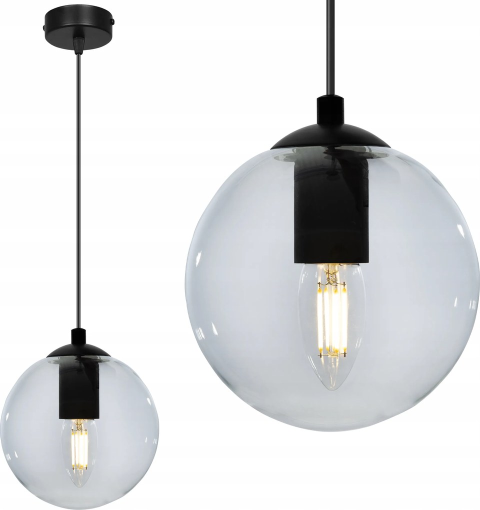 Mennyezeti Lámpa Függő Csillár Egyetlen Üveg Gömb Konyhába Nappaliba