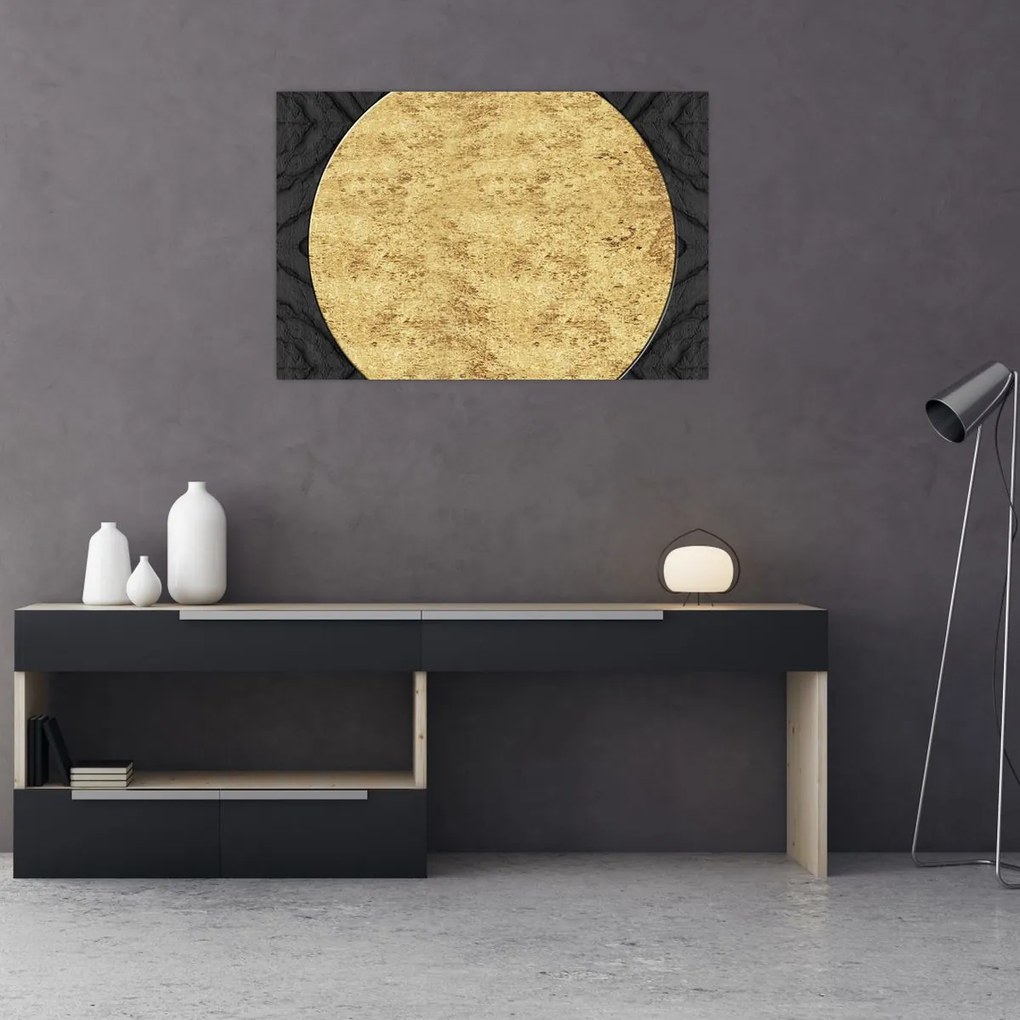 Kép - Arany szerkezet N⁰2 (90x60 cm)