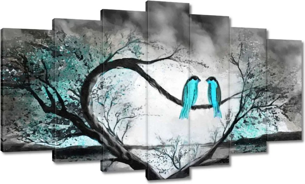 Vászonkép 140x80 Türkiz bűvölet Éjszaka