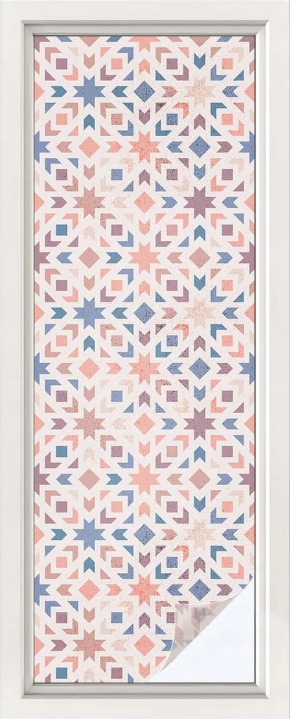 Szélvédőfólia Ablakvédő Színes minták 50x146 cm