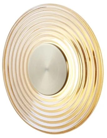 Searchlight 32210AM - CLEO dimmelhető LED fali lámpatest, 9,4W/230V, sárgaréz