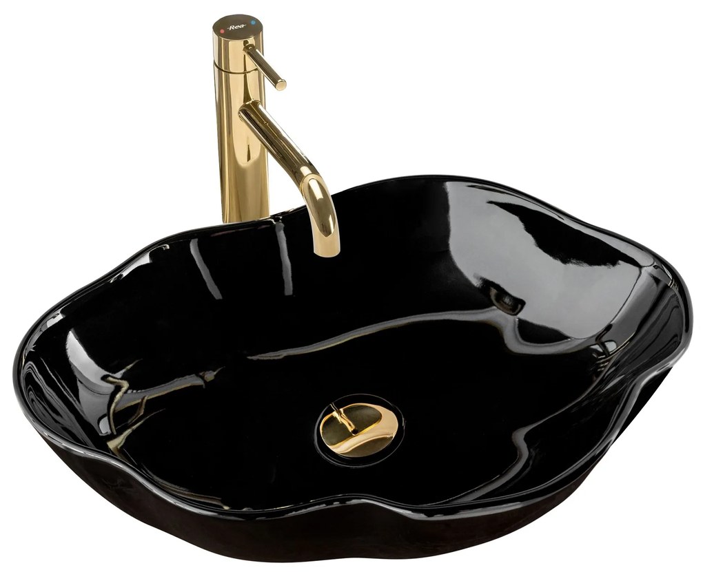 Pultos mosdó Rea Pearl Black