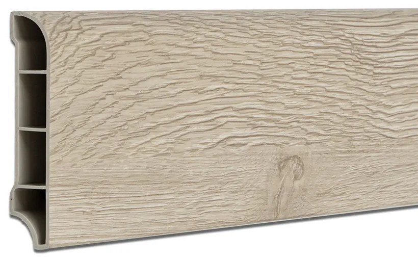 Vinyl SPC padlószegély Monte Carlo tölgy 2400x60x12 mm