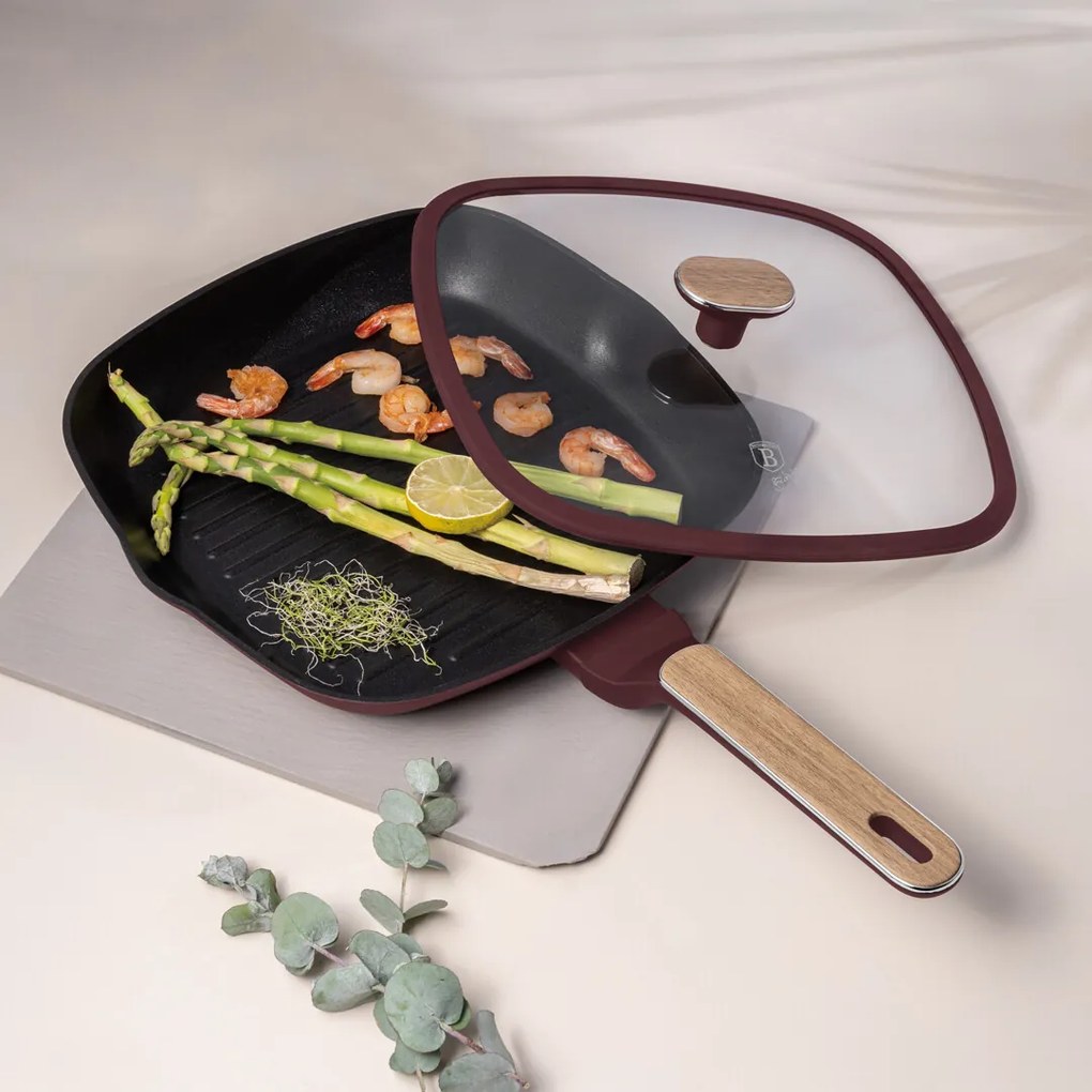 BerlingerHaus Leonardo Nordic titánbevonatúserpenyő szett, 3+1 db