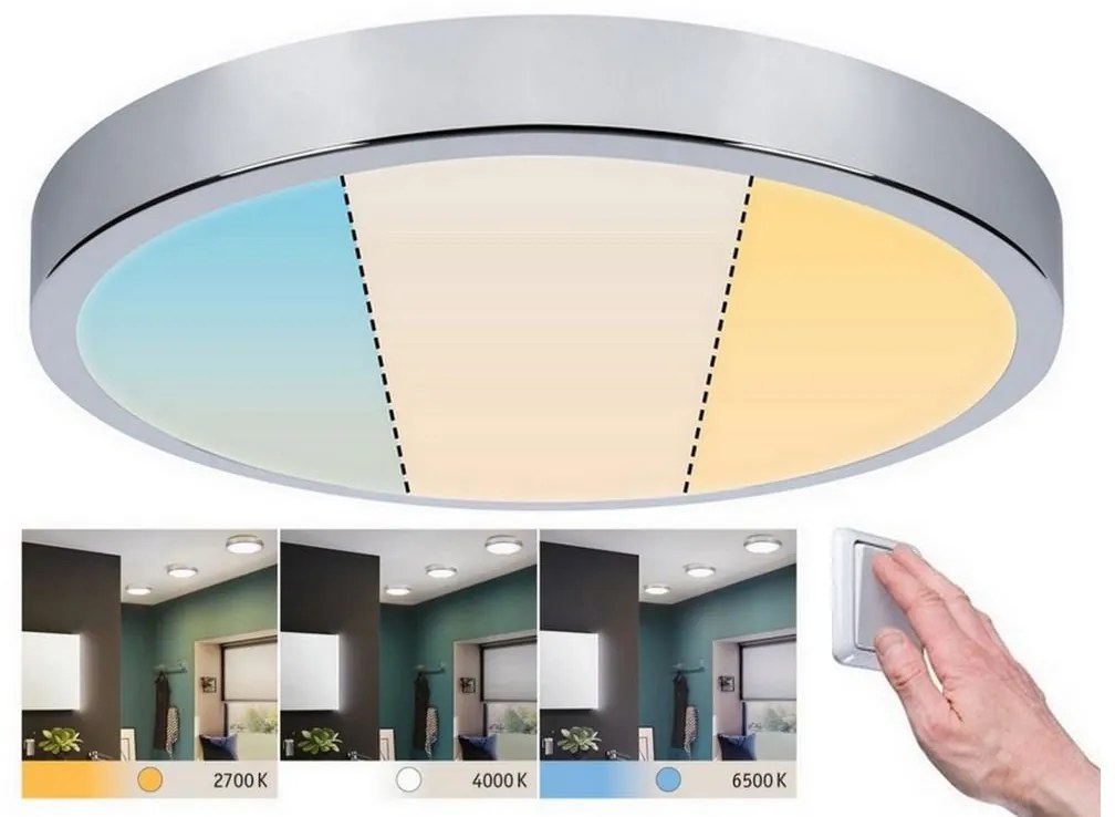 Paulmann Paulmann 93023 - LED/24W IP44 AVIAR für Bad, Deckenleuchte 230V W3918