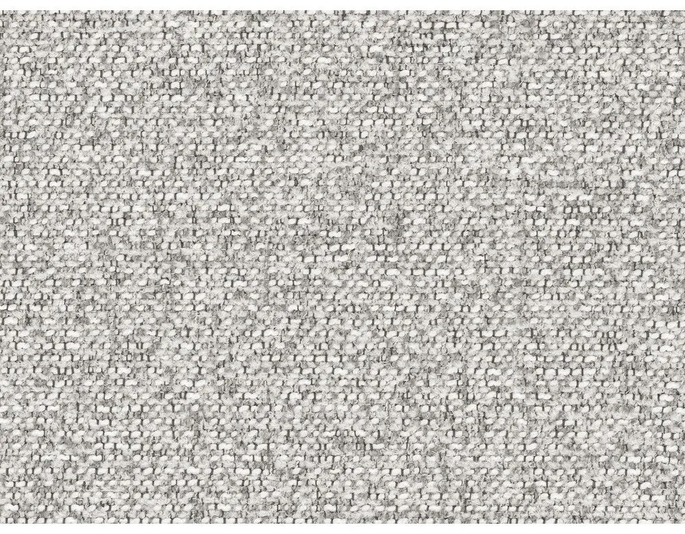 Világosszürke kárpitozott ágyneműtartós franciaágy ágyráccsal 160x200 cm Simon – Micadoni