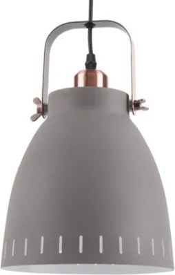 Függő mennyezeti lámpa, szürke kerek Mingle előszoba hálószoba nappali