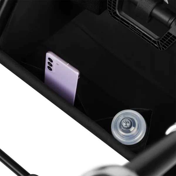 Lionelo - Kombinált 2 az 1-ben babakocsi MIKA PLUS Fekete ónix