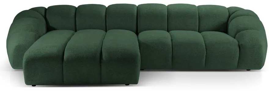 Zöld sarokkanapé (bal oldali) Diana – Micadoni