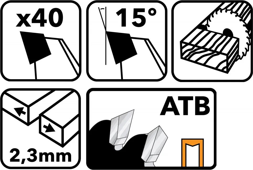 Fűrészkorong 190x30 40z TDD-190x30x40Z