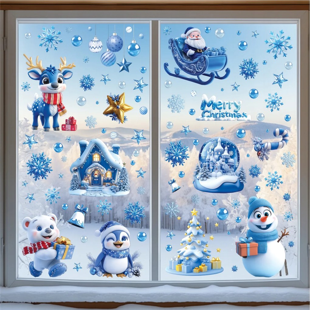 Ablak Matricák Üveg Karácsonyi Díszek Ablak Üveg Karácsony