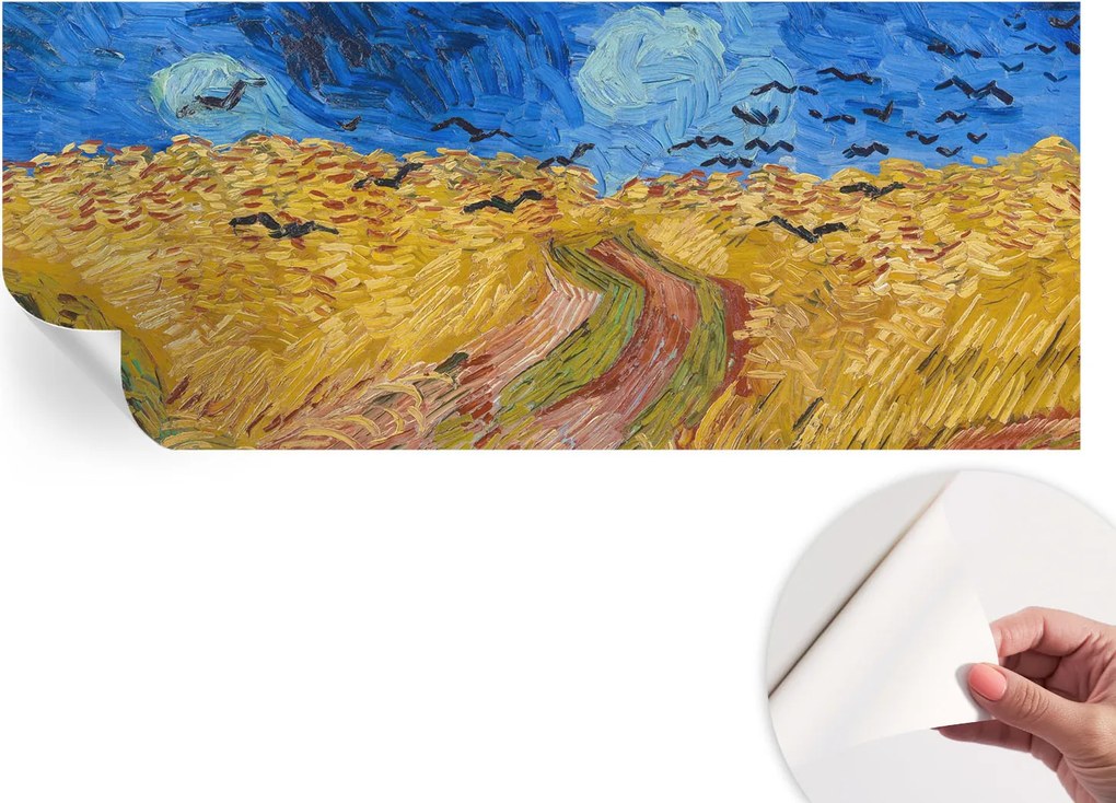 Dekoratív öntapadós fotótapéta Hálószobába Tájkép mező 250x104 cm