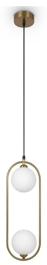 Maytoni MOD013PL-02BS1 - Csillár zsinóron RING 2xG9/25W/230V réz