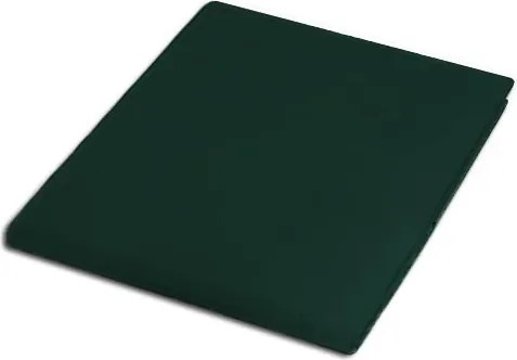 Szatén lepedő gumi nélküli200x220 zöld egyszínű