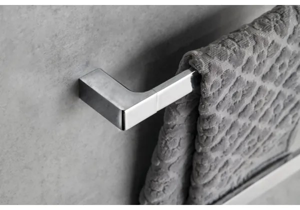 Gedy - Fali törölközőtartó PIRENEI 6,6x80 cm fényezett króm