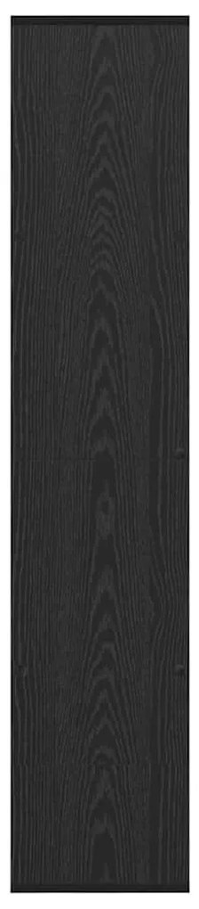 Könyvespolc Musta tammi 132 x 29 x 141.5 cm Faanyag