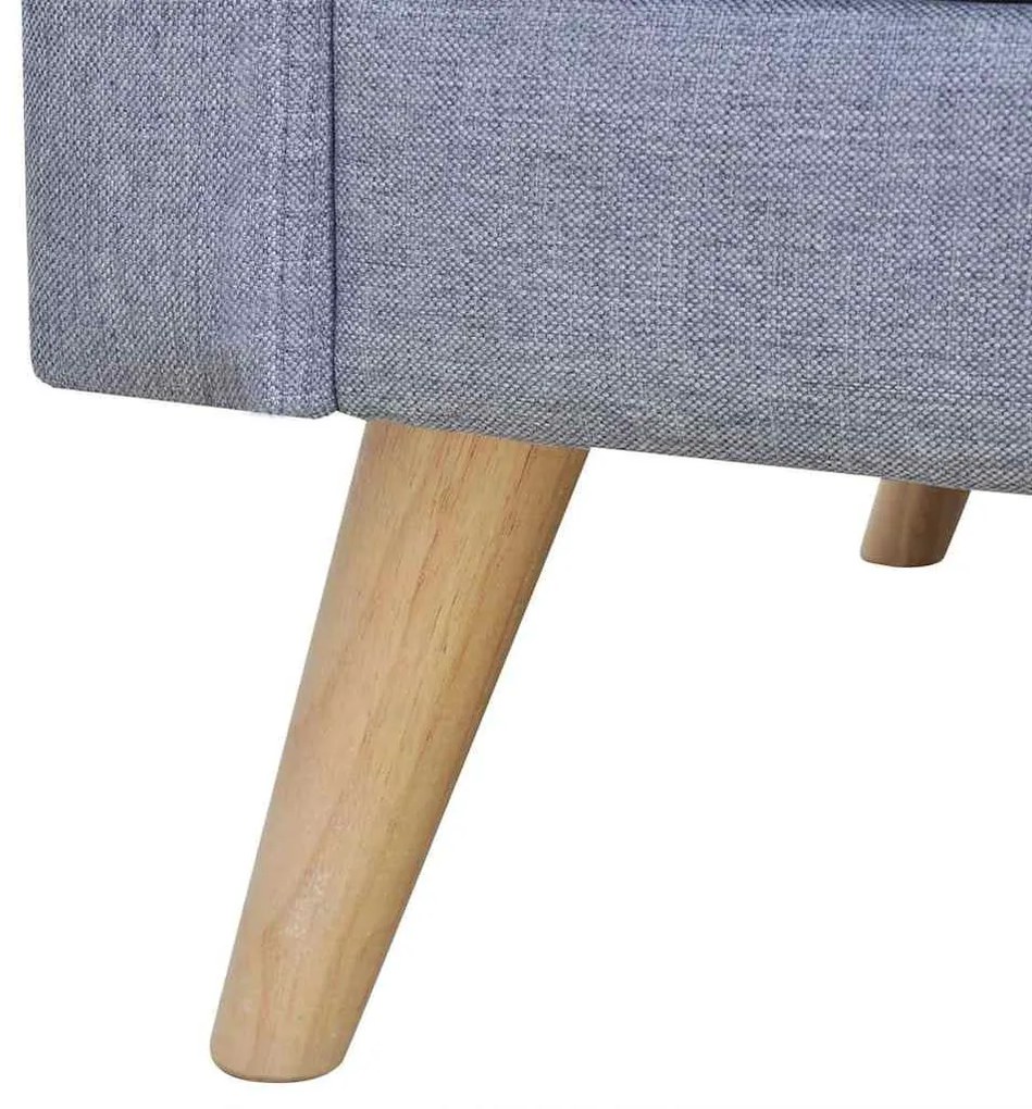 világosszürke 3 személyes szövet kanapé