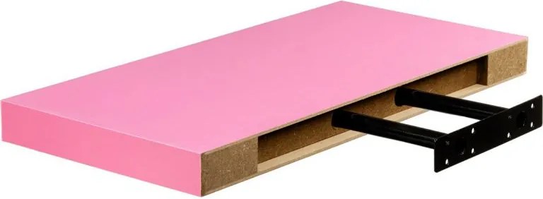 Fali polc STILISTA® Volato 50 cm - rózsaszín