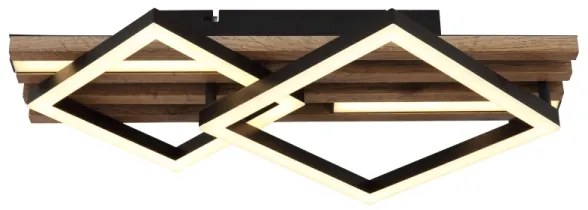 Globo 67344D1 - OBRIEN LED mennyezeti lámpa 25W 230V 3000K 31x47,5 cm