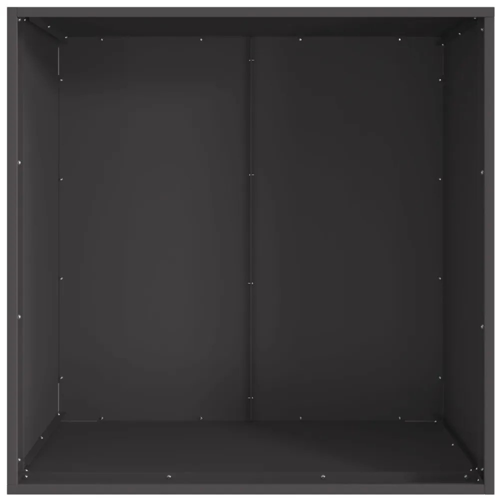 Tűzrakó Fekete 80 x 80 x 43 cm Hidegen hengerelt acél