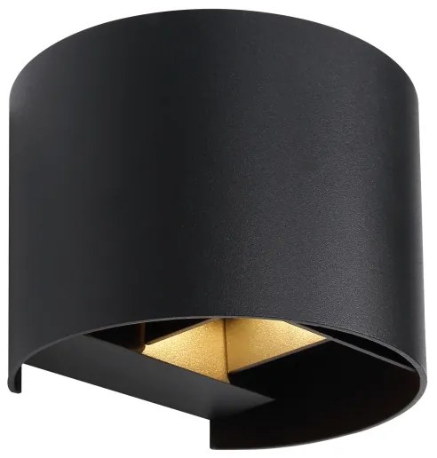 Globo 34168RB - LED Kültéri fali lámpa VERONIKA 2xLED/3W/230V IP44 fekete