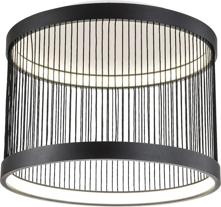 MILAGRO ML0528 GUARDA Ernyős Mennyezeti Lámpa Fekete LED IP20