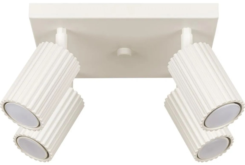 Sollux SL.1602 - Spotlámpa KARBON 4xGU10/10W/230V krémes