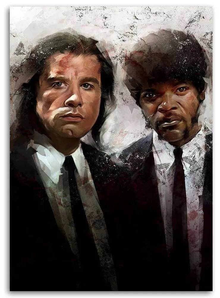 Gario Vászonkép Pulp Fiction, Vincent és Jules - Dmitry Belov Méret: 60 x 90 cm