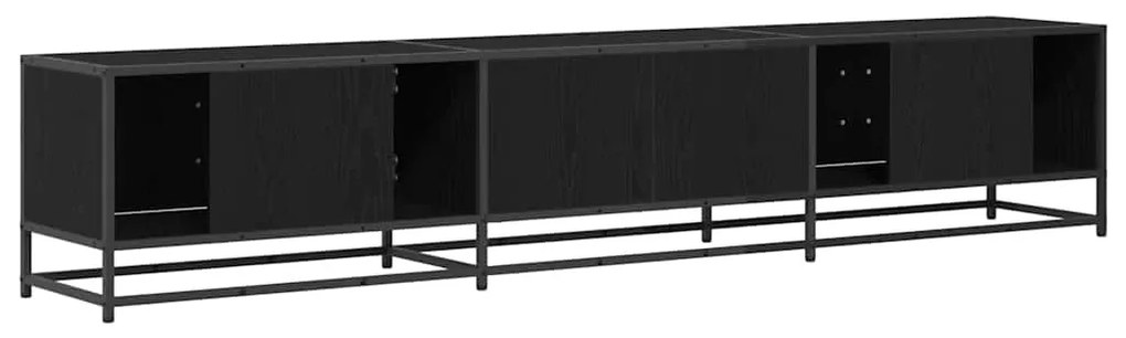 TV szekrény Musta tammi 210 x 35 x 41 cm Faanyag