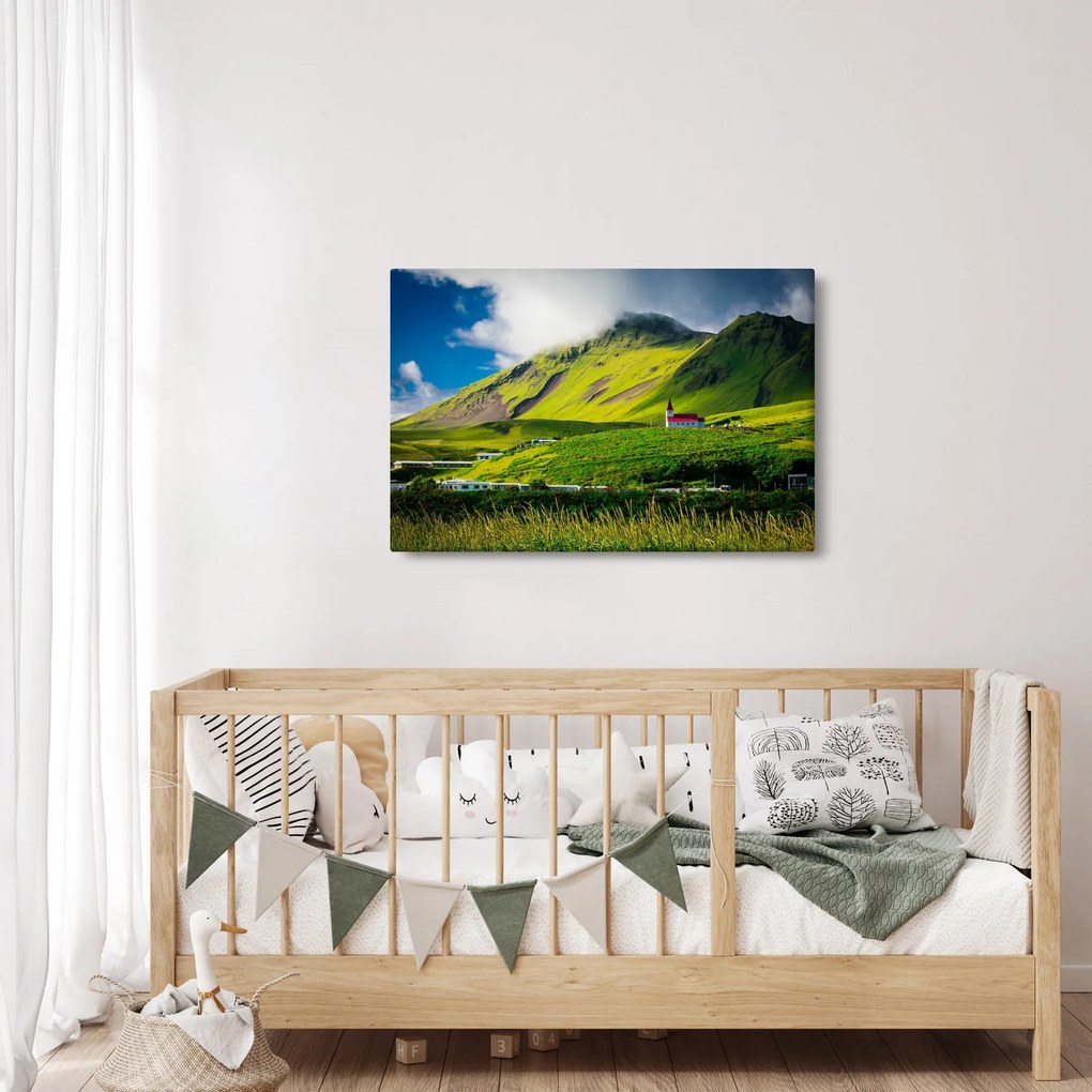 Hegyvidék képe (90x60 cm)