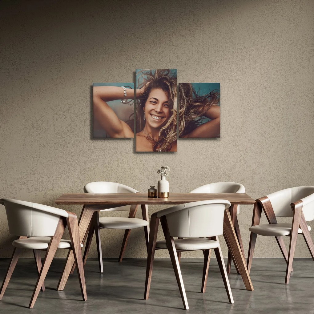 Kép - egy fiatal nő portréja (90x60 cm)