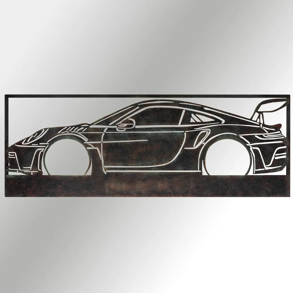 Street fém faldekoráció, 32×90 cm
