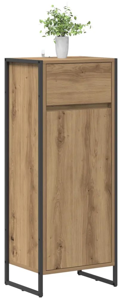 vidaXL Fürdőszoba Székény Művészi tölgy 40 x 30 x 100 cm Faanyag