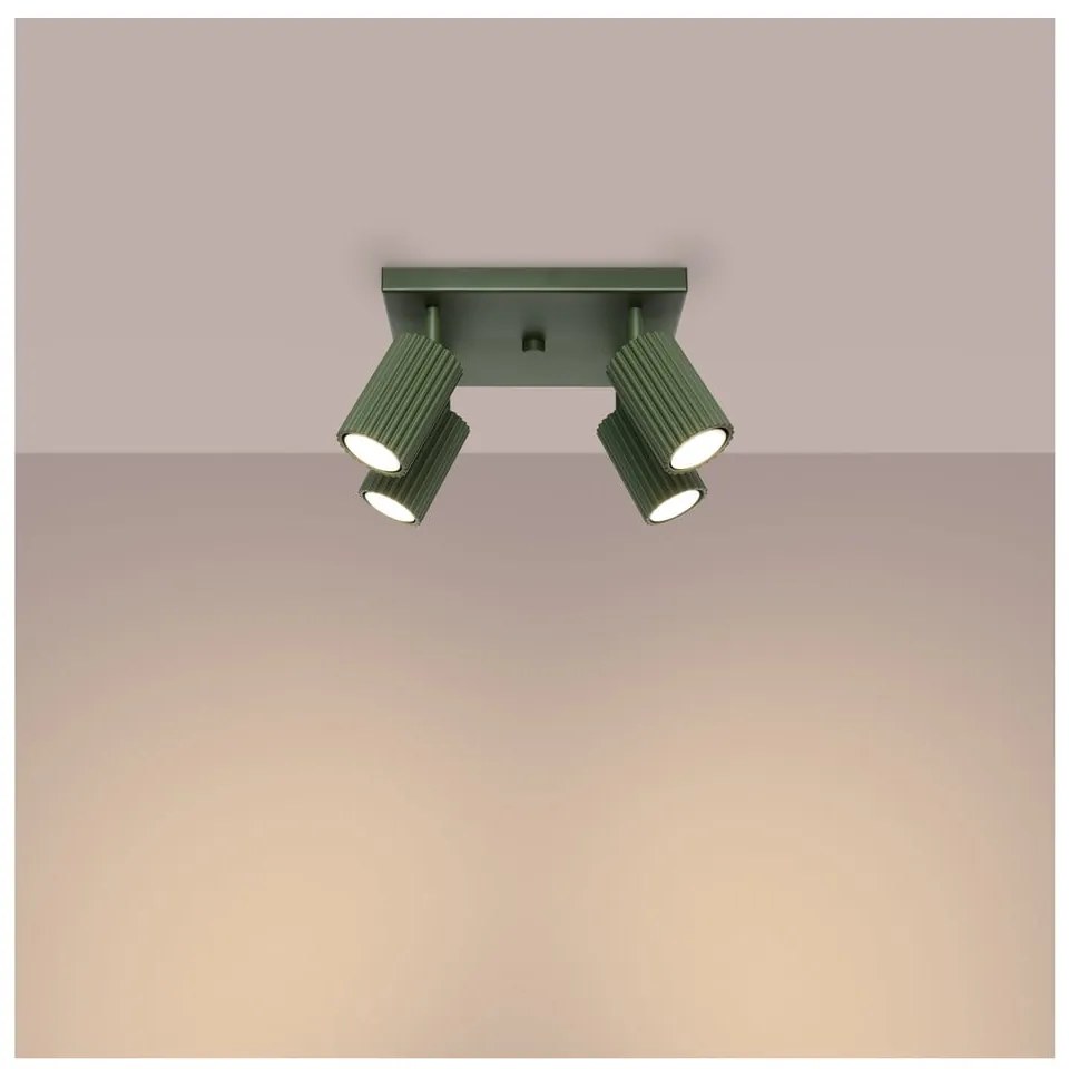 Zöld mennyezeti lámpa 25x25 cm Gleam – Nice Lamps